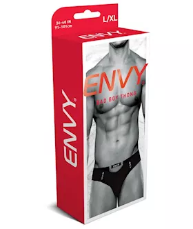 Envy Bad Boy Thong - Black - L/xl Bx