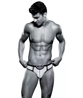 Envy Bad Boy Thong - White - M/l Bx