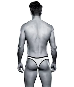 Envy Bad Boy Thong - White - L/xl Bx