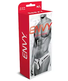 Envy Bulge Thong - White - M/l Bx