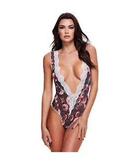 Floral & Lace Teddy