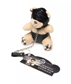 Ms Hooded Teddy Bear Keychain