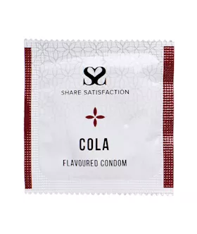 Share Satisfaction Cola Flavoured Condoms  500 Bulk Pack