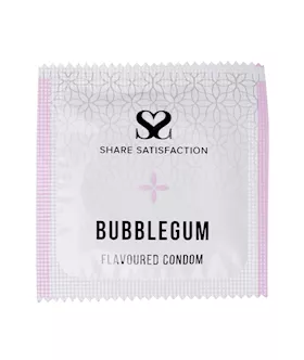 Share Satisfaction Bubblegum Flavoured Condoms  500 Bulk Pack