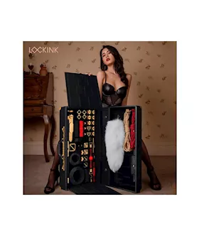 Lockink All-in-1 Bdsm Play Kit - Dark Alligator