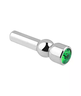 Kink Range Jewell Tipped Penis Plug  19 Inch