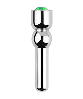 Kink Range Jewell Tipped Penis Plug - 1.9 Inch