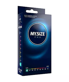 My Size Pro 45mm Condoms 10 Pack