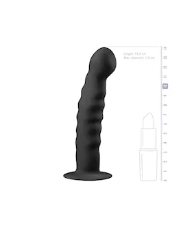 Easytoys Ribbed Dong Suction Cup Dildo