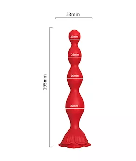 Amore Pleasure Petals Vibrating Anal Beads