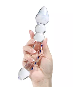 Lucent Spined Glass Wand