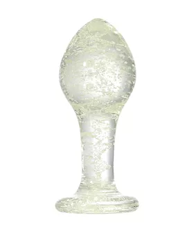Lucent Glow in the Dark Globe Glass Butt Plug