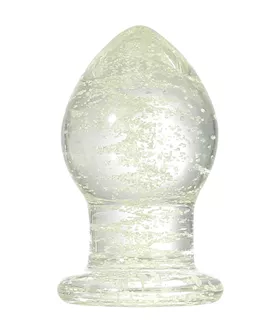 Lucent Glow in the Dark Globe Glass Butt Plug