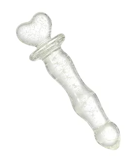 Lucent Glow in the Dark Heartfelt Glass Massager