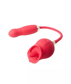 Amore Sweet Treat Licking Rose Vibe With Love Egg