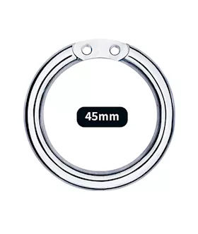 Teardrop Hex Locked Inverted Chastity Cage
