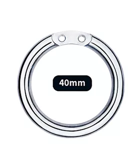 Teardrop Hex Locked Inverted Chastity Cage With Dildo Attachment