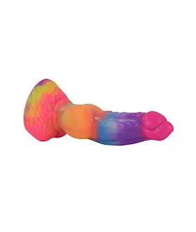 Wild Wolf Pack Glow In The Dark Knotted Fantasy Dildo