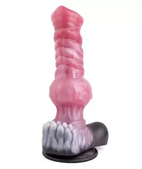 Wild Alpha Wolf Knotted Monster Dildo With Balls
