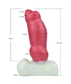 Wild Ravenous Hound Knotted Fantasy Dildo