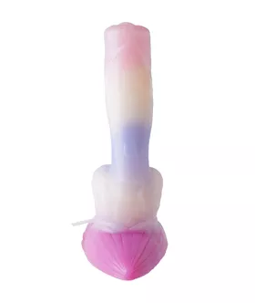 Wild Rebellious Canine Knotted Squirting Fantasy Dildo
