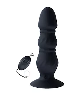 Remote Controlled Bumpy Butt Plug Vibe