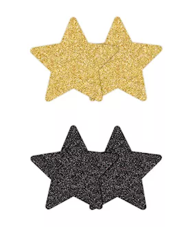 Pretty Pasties Glitter Stars 2 Pair