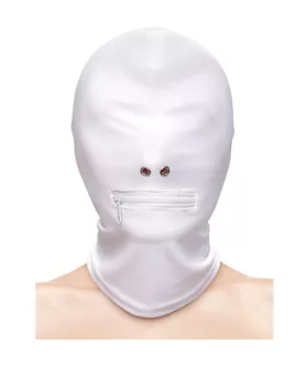 Fetish & Fashion Zippered Mouth Hood