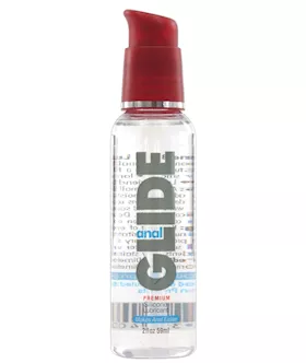Anal Glide Silicone Lubricant  2 oz Pump Bottle