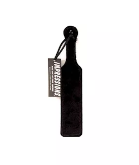 Sportsheets Leather Paddle wBlack Fur