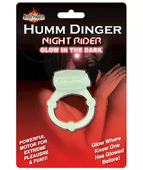 Humm Dinger Vibrating Cockring  Glow in the Dark