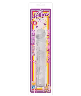 Crystal Jellies 10quot Classic Dildo  Clear