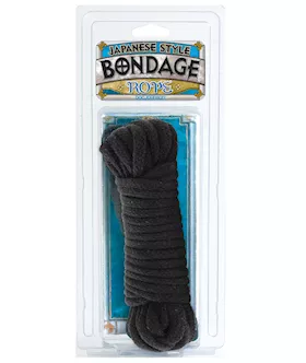 Japanese Style Bondage Cotton Rope  Black