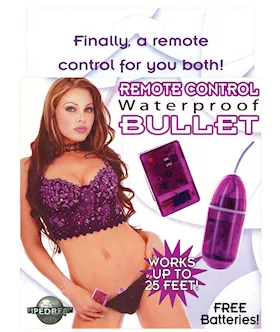 Remote Control Bullet Waterproof  Purple