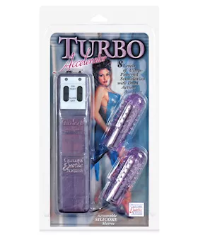 Pocket Exotics Turbo 8 Accelerator Double Bullets  Purple
