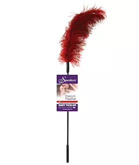 Sportsheets Body Tickler Ostrich Feather  Red