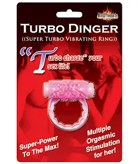 Humm Dinger Turbo Vibrating Cockring  Magenta