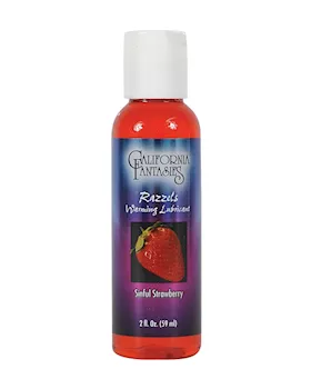 Razzels Warming Lubricant  2 oz Sinful Strawberry