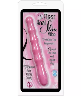 My 1st Anal Slim Vibe  Pink