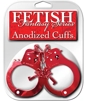 Fetish Fantasy Series Anodized Cuffs  Red