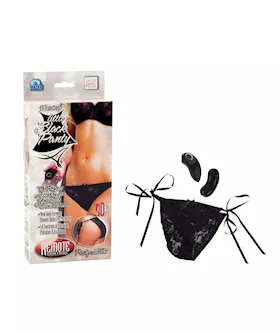 Jack Rabbit Remote Control Little Black Panty  10 Function