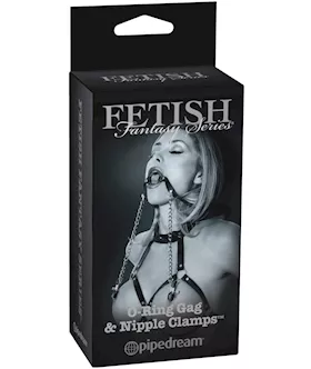 Fetish Fantasy Limited Edition ORing Gag amp Nipple Clamps