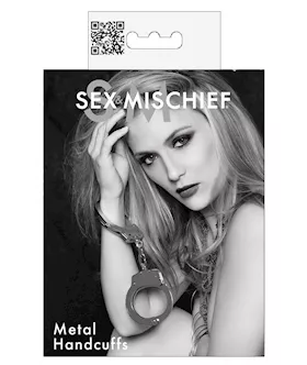 Sex amp Mischief Metal Handcuffs