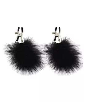 Sex amp Mischief Feathered Nipple Clamps