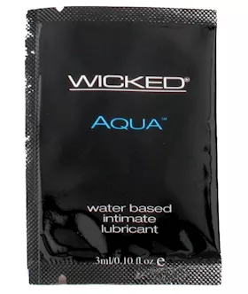 Wicked Sensual Care Aqua Water Based Lubricant  1 oz Fragrance Free
