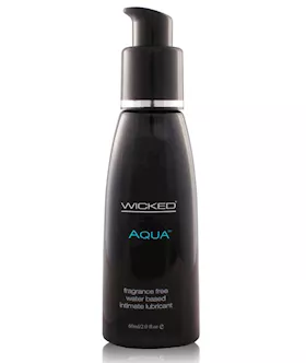 Wicked Sensual Care Aqua Water Based Lubricant  2 oz Fragrance Free