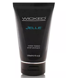 Wicked Sensual Care Jelle Water Based Anal Lubricant  4 oz Fragrance Free