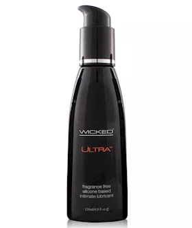 Wicked Sensual Care Ultra Silicone Based Lubricant  4 oz Fragrance Free