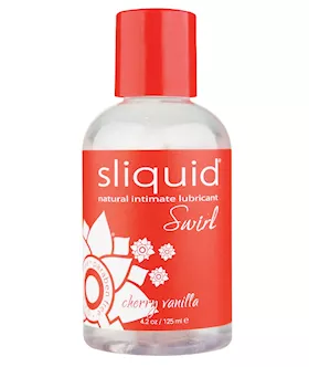 Sliquid Naturals Swirl Lubricant  42 oz  Cherry Vanilla