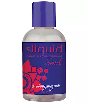 Sliquid Naturals Swirl Lubricant  42 oz Strawberry Pomegranate